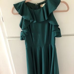 Green Halter Dress